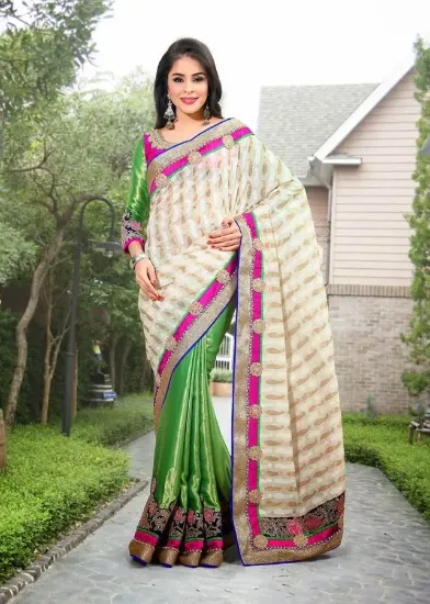 Picture of Designer Traditional Indian Partywear Sari Ethnic Women