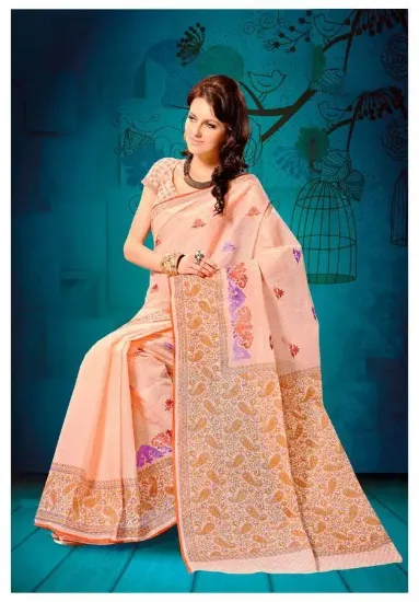 Picture of dheeptha georgette printed casual saree sari bellydanc,