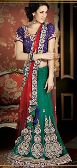 Picture of dhruva georgette printed casual saree sari bellydance ,