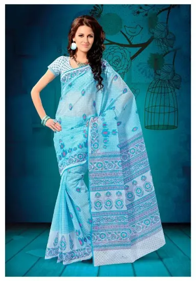 Picture of diya georgette printed casual saree sari bellydance fa,