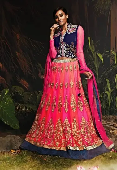 Picture of ethnic bollywood indian party wear wedding designer sar