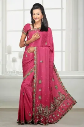 Picture of ethnic indian saree modest maxi gown super designer fan