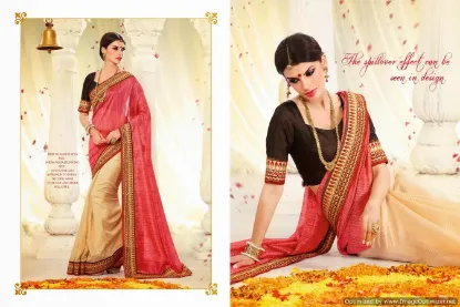 Picture of Ethnic Indian Sari modest maxi gown Design Opera Saree 