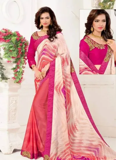 Picture of ethnic saree partywear bollywood sari indian tradition,