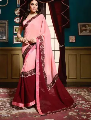 Picture of fancy full jari fancy handloom soft silk saree modest m