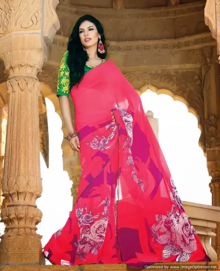 Picture of festival events party wear sari indian designer ethnic 