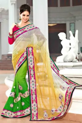 Picture of festive ethnic saree south indian designer pakistani w,