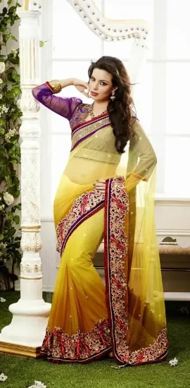 Picture of festive ethnic saree south indian designer pakistani we