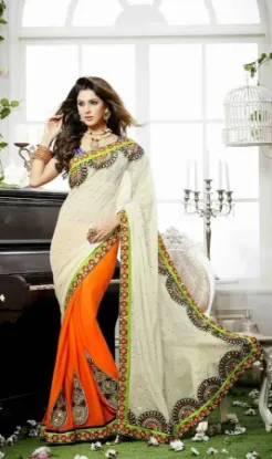 Picture of festive sari wedding designer partywear saree ethnic ce