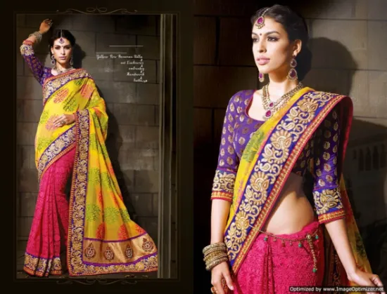 Picture of gorgeous bollywood saree indian pakistani wedding part,