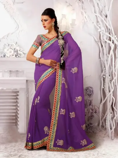 Picture of gorgeous saree pakistani designer latest wedding party 