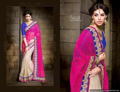 Picture of gorgeous saree pakistani designer latest wedding party,