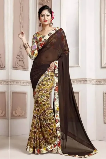 Picture of grand varanashi silk saree handloom grand pallu jari f,