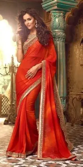 Picture of grey fancy silk saree heavy silk saree grand festivel ,