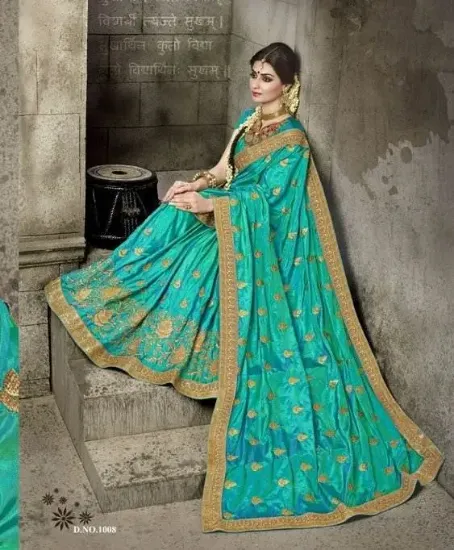 Picture of handmade dress making floral printed saree ethnic multi