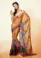 Picture of handmade indian craft fabric pure silk saree floral pri