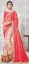 Picture of handmade indian pure silk saree beige nice printed sari