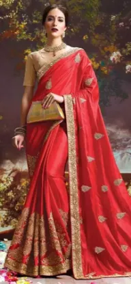 Picture of handmade indian saree beige abstract printed crepe silk