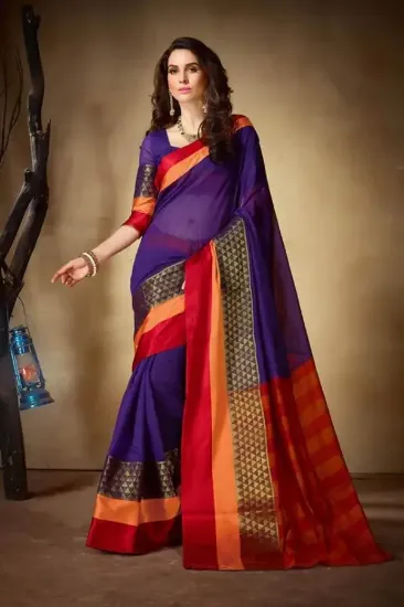 Picture of handmade indian saree pure silk printed fabric craft us