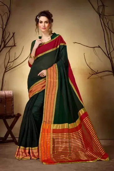 Picture of handmade indian saree pure silk printed fabric craft us