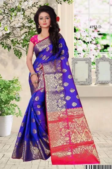 Picture of handmade saree crepe silk abstract printed batik printe