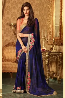 Picture of handmade saree pure cotton fabric purple woven saree yd