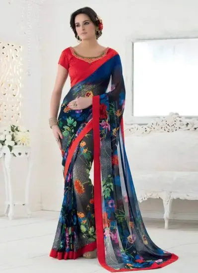 Picture of handmade saree silk blend sewing craft fabric women pri