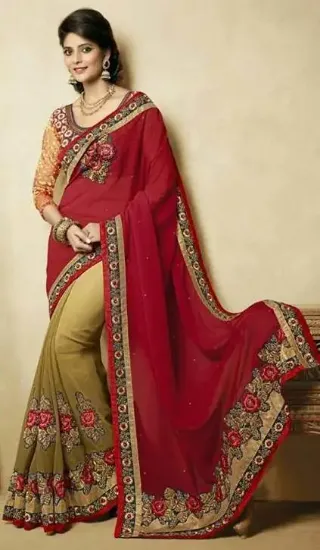 Picture of handmade style printed sari indian women casual wear co