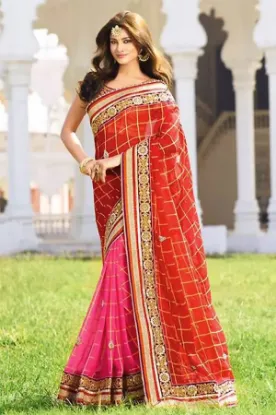 Picture of heavy indian pakistani partywear sari wedding designer,