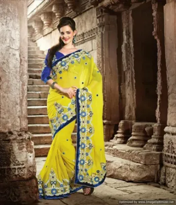 Picture of india designer sari partyware ethnic saree nx ,e1144