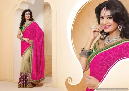 Picture of indian bollywood designer saree indian bollywood design