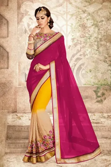 Picture of indian bollywood designer saree pakistani wedding part,