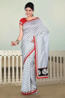 Picture of indian bollywood designer saree party wear ethnic brida