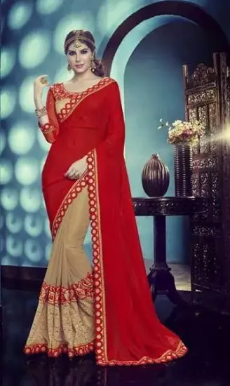 Picture of indian bollywood party wear saree pakistani wedding & ,