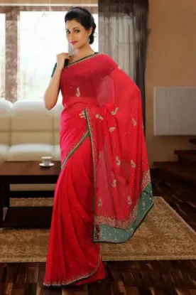 Picture of indian bollywood saree ethnic pakistani designer sari w