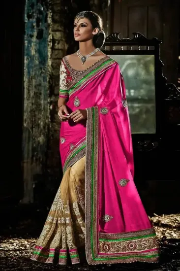 Picture of indian bridal wedding sari ethnic party wear bollywood,