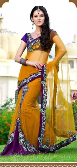 Picture of indian designer ethnic party wear bolly wood saree bt ,