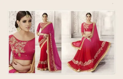 Picture of indian designer ethnic traditional wear saree bt,e7560 