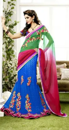 Picture of indian designer saree bollywood party wear ethnic pakis