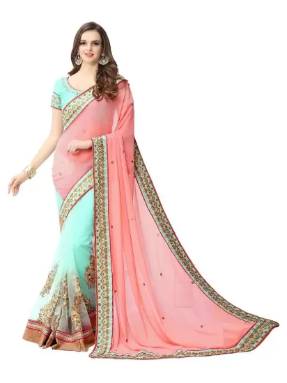 Picture of indian designer saree designer saree fashion saree mult