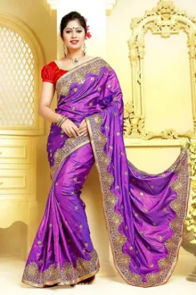 Picture of indian designer saree partywear women wedding bridal l,