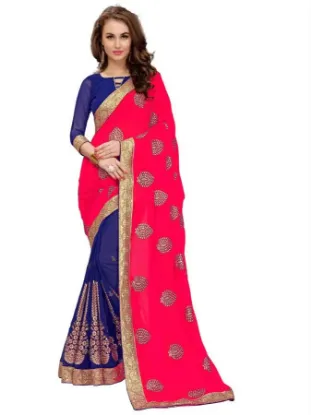 Picture of indian designer saree wedding traditional sari ethnic b