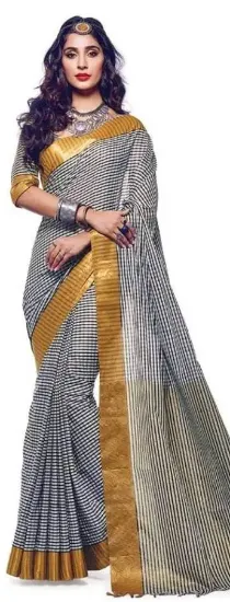 Picture of indian designer sari beautiful party wear traditional ,