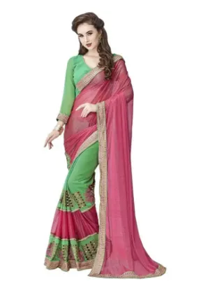 Picture of indian designer sari bollywood style ethnic party wear 