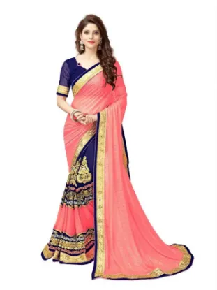 Picture of indian designer sari bollywood style ethnic traditional