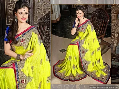 Picture of indian designer sari designer ethnic culture saree nx ,