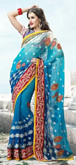 Picture of indian designer sari designer saree,e3331 ,e3331