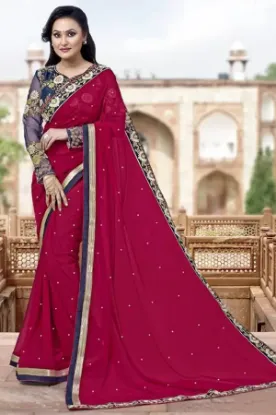 Picture of indian designer sari ethnic beautiful saree,e7598 ,e759