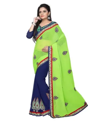 Picture of indian designer sari ethnic party wear ,e4170