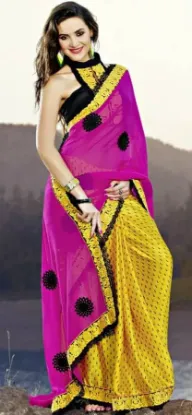 Picture of indian designer sari ethnic party wear bolly wood saree